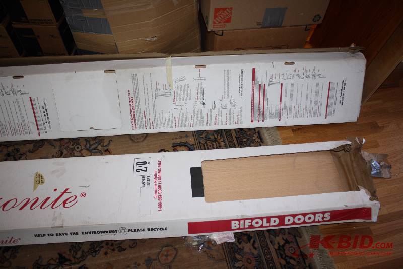 Lot of (2) Masonite Bi-Fold Doors