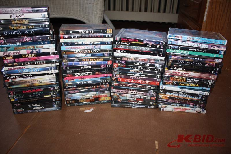 Box Lot of Miscellaneous ActionSuspenseDrama Movies.