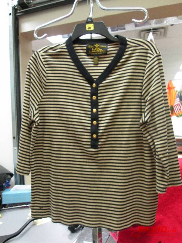 Ralph Lauren black and gold sweater...
