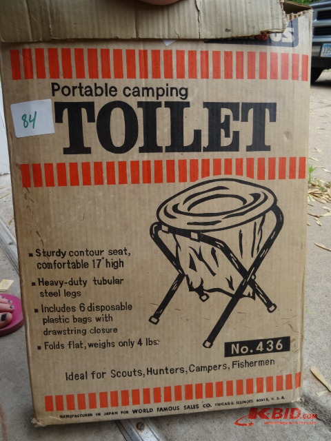 lot 84 image: Camp Toilet