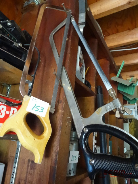 lot 153 image: Saws