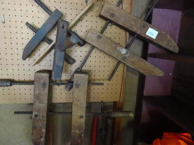 lot 242 image: Clamps