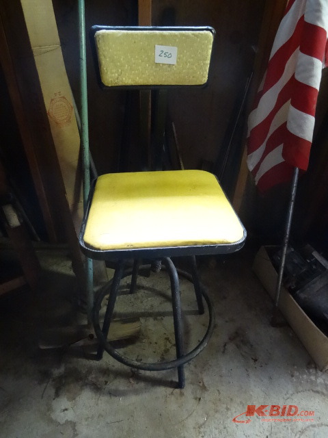 lot 250 image: Metal Stool