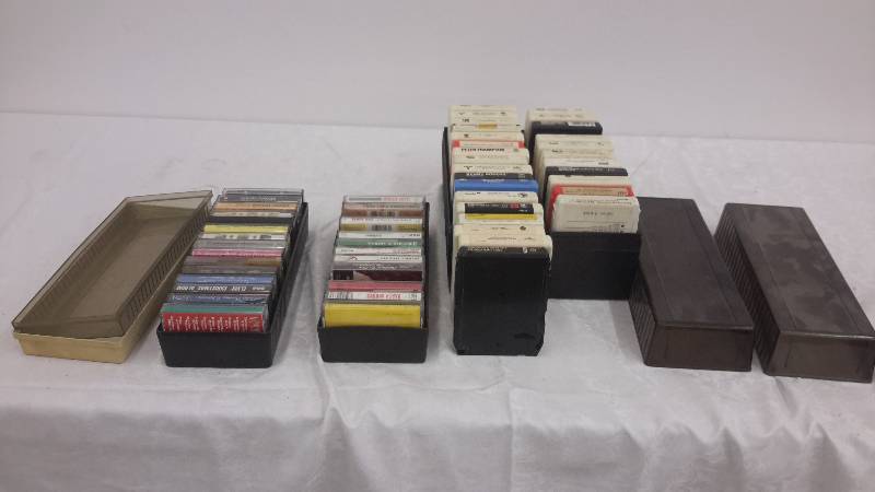 lot 61 image: 8 tracks and cassettes