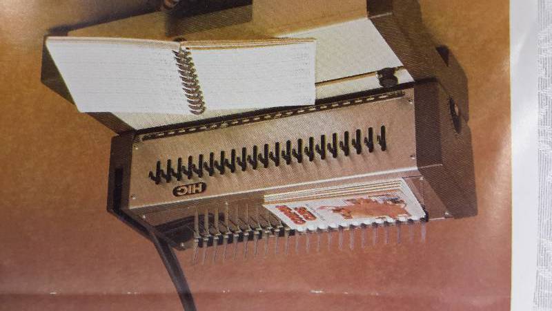 lot 129 image: binding machine