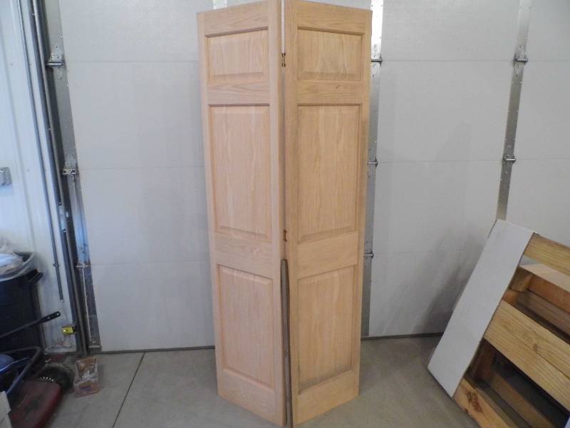 30 - 36 Solid Core Oak  Bi-Fold Doors