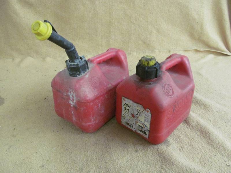 lot 43 image: Gasoline cans