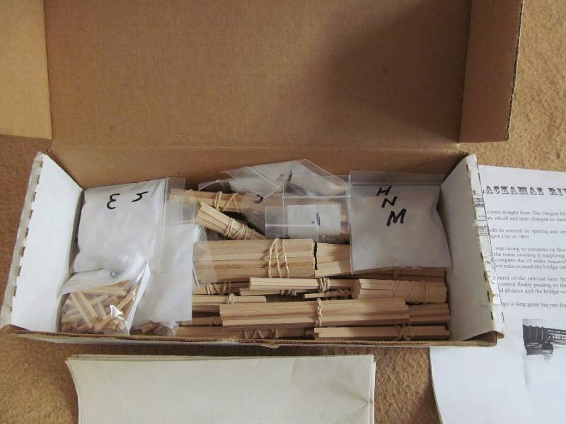 lot 56 image: Bridge model kit