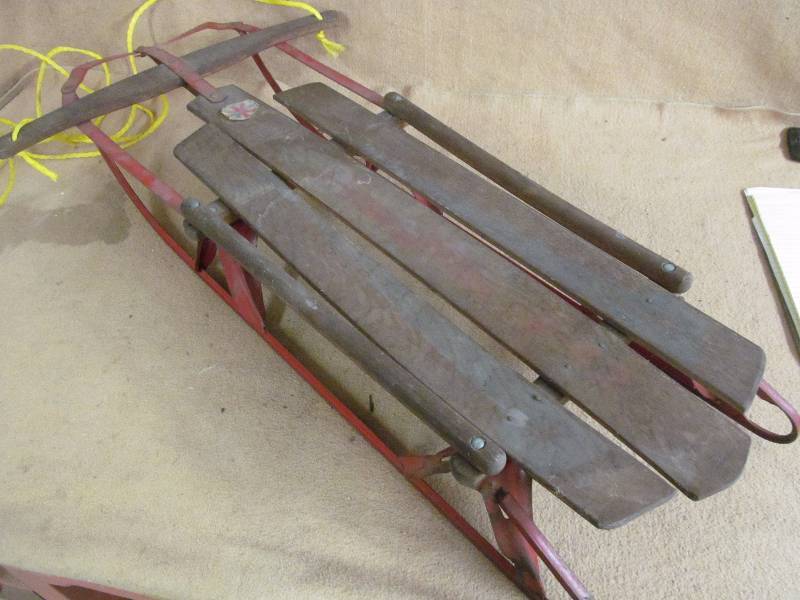 lot 150 image: Vintage Toboggan