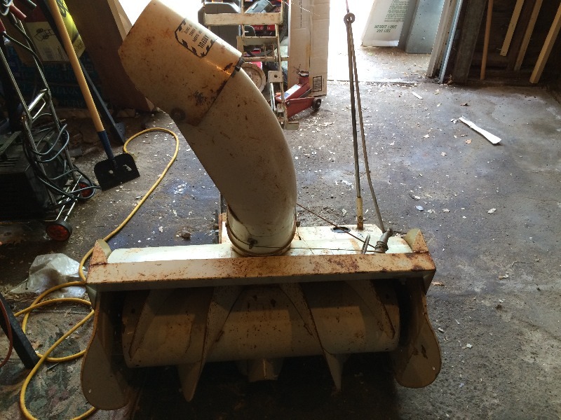 lot 30 image: Universal Snowblower Attachment for riding lawn mower 30 inch  by HaBan Manufacturing  HMN48042