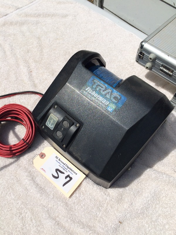 lot 57 image: Fishman Trac Electric Anchor Winch  New - Never Used