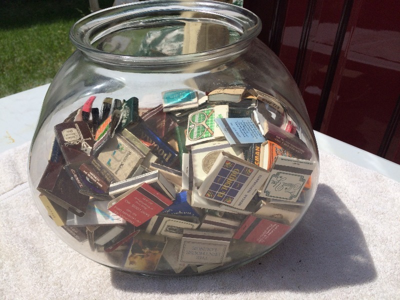 lot 63 image: Antique  Vintage match book collection  Dated back years  Large Lot