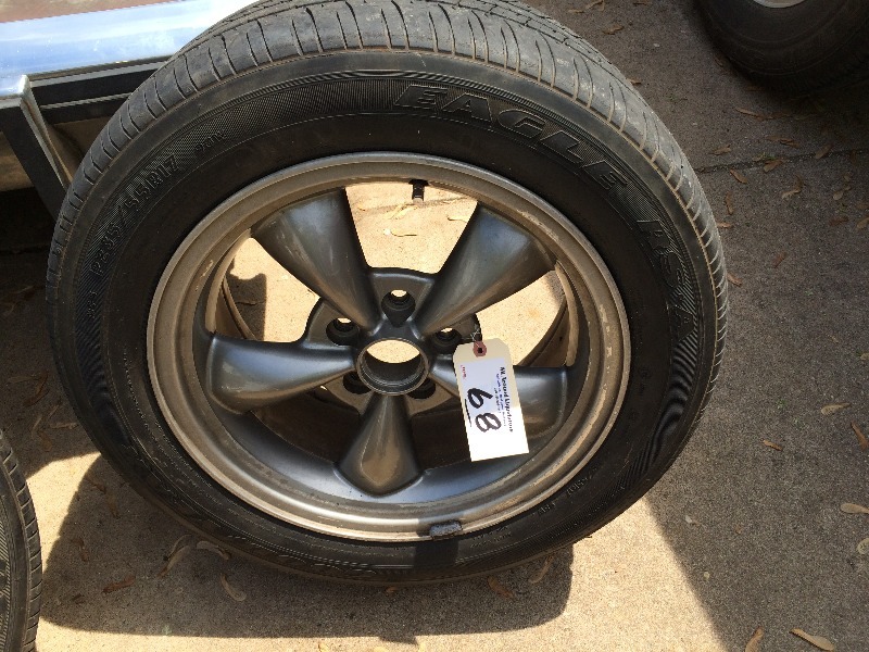 lot 68 image: Lot of  4 tires  Goodyear Eagle RSA Police Issue  235 55 R17  W Speed Rated