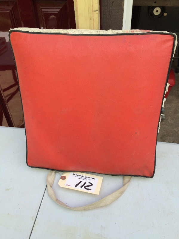 lot 112 image: Boat Cushion  good condition