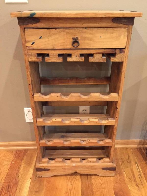 lot 1 image: Antique Wine Cabinet