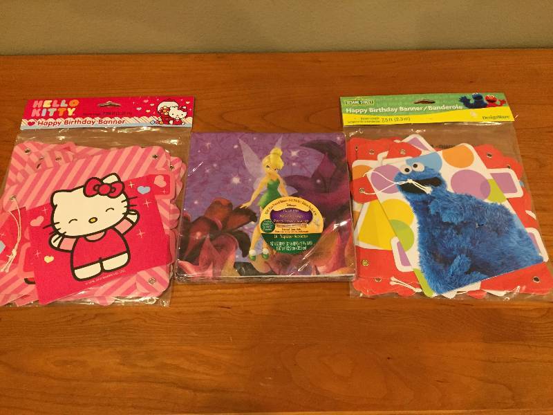 lot 40 image: Kids Birthday Banners