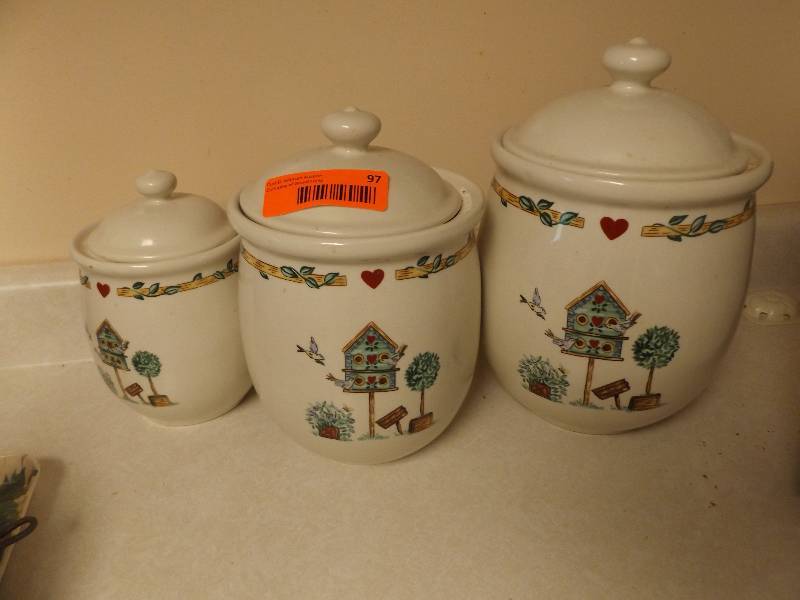 lot 97 image: Canister Set