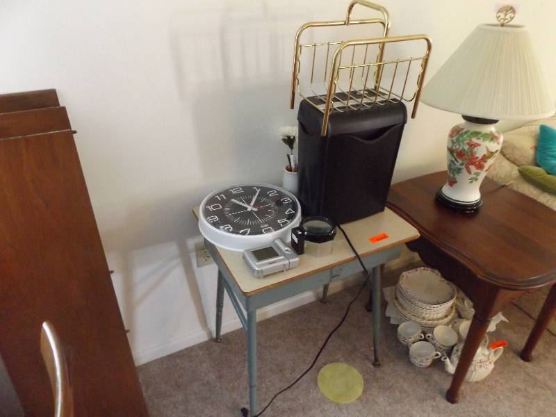 lot 55 image: School Desk and office items