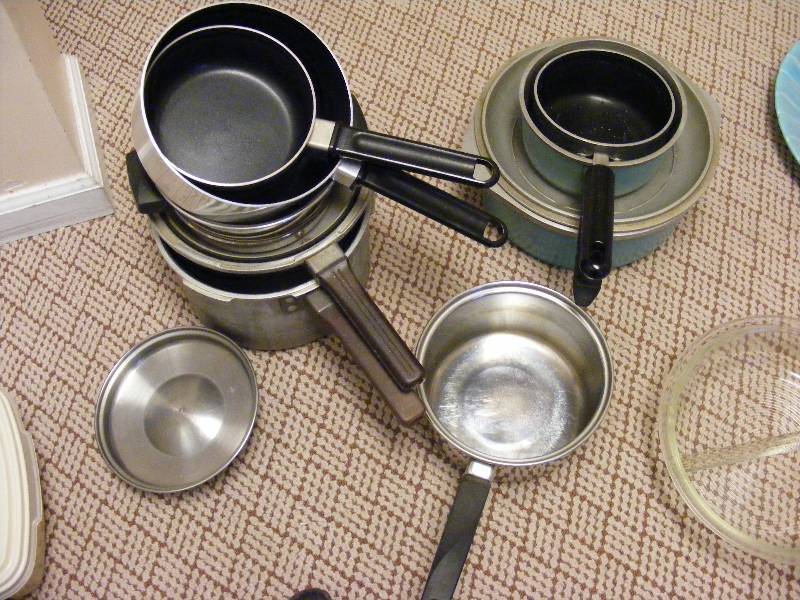 lot 54 image: Pots and Pans Including Pressure Cooker