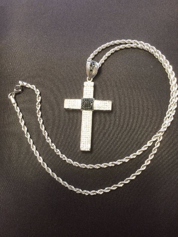 Mens Cross Necklace