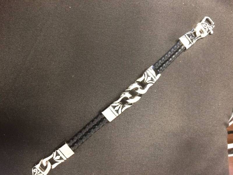 Mens Leather Bracelet