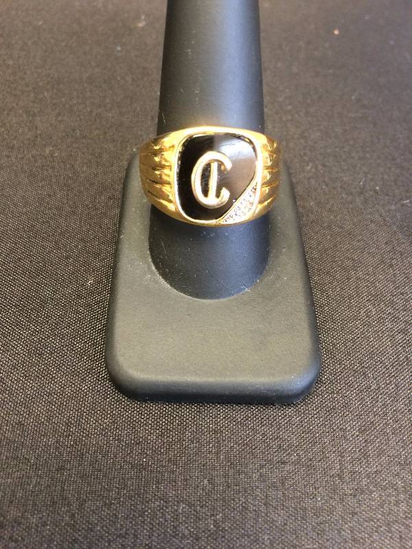Mens Onyx Ring