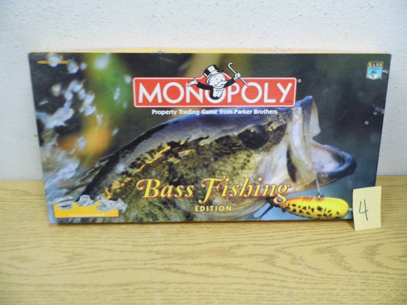 lot 4 image: Bass Fishing Monopoly