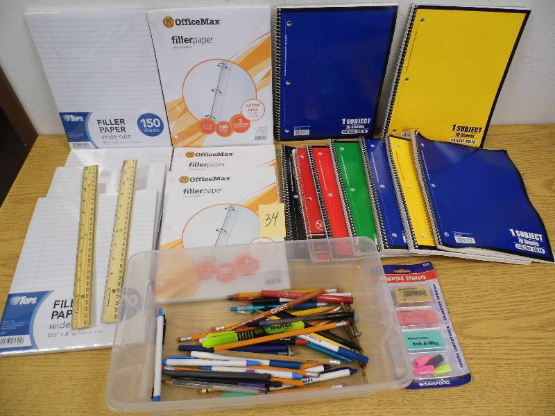 lot 34 image: Office & School Supplies