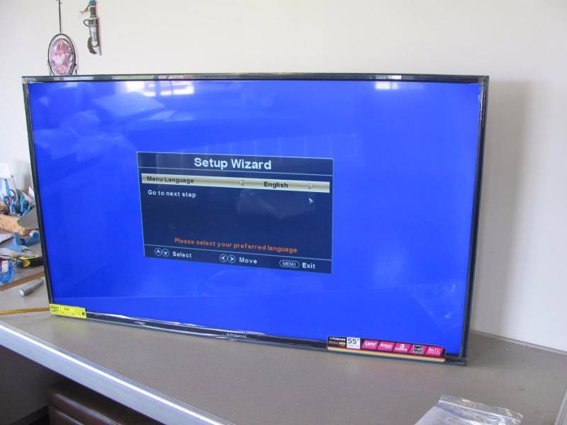 lot 8 image: Polaroid 55 1080p LED-LCD TV