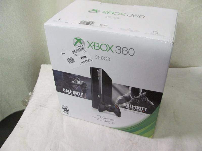 lot 9 image: XBOX 360 500GB Call of Duty Bundle