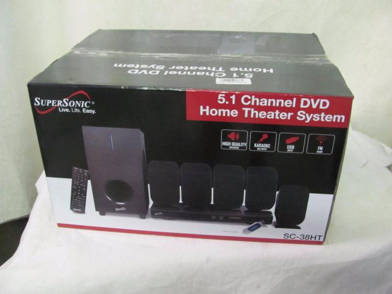lot 14 image: SuperSonic 540-Watt DVD Home Theater Sound System