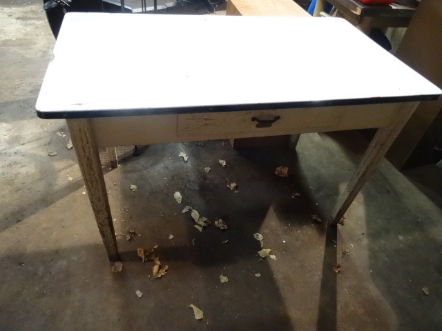 Wood Framed Table
