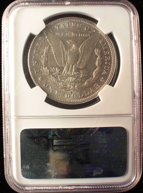 1880 S MORGAN SILVER DOLLAR AU53 NGC CERTIFIED