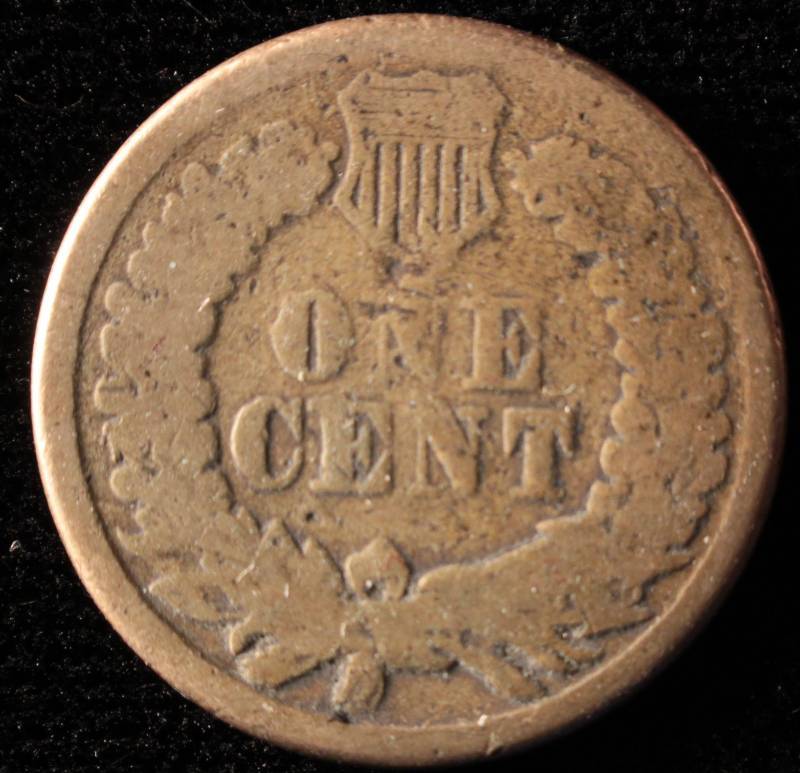 1860 COPPER NICKEL INDIAN HEAD CENT