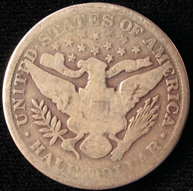 1904 BARBER SILVER HALF DOLLAR