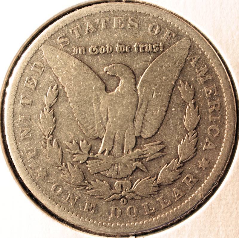 1890 O US MORGAN SILVER DOLLAR
