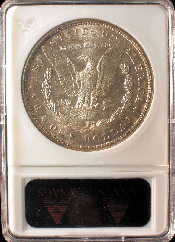 1881 S MORGAN SILVER DOLLAR MS 65 OLD ANACS CERTIFIED