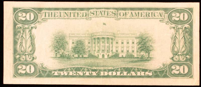 1929 $20 BILL NATIONAL CURRENCY FEDERAL RESERVE BANK OF MINNEAPOLIS MINNESOTA