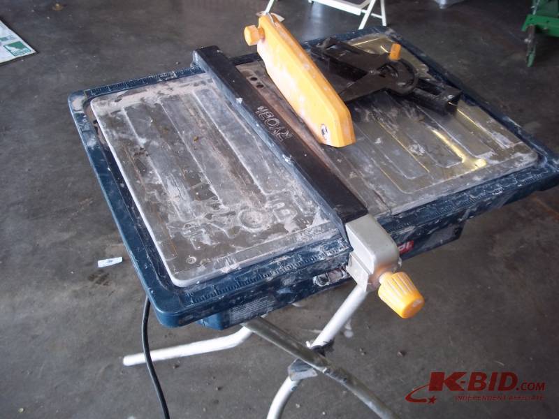 Ryobi Tile saw with stand tested and works