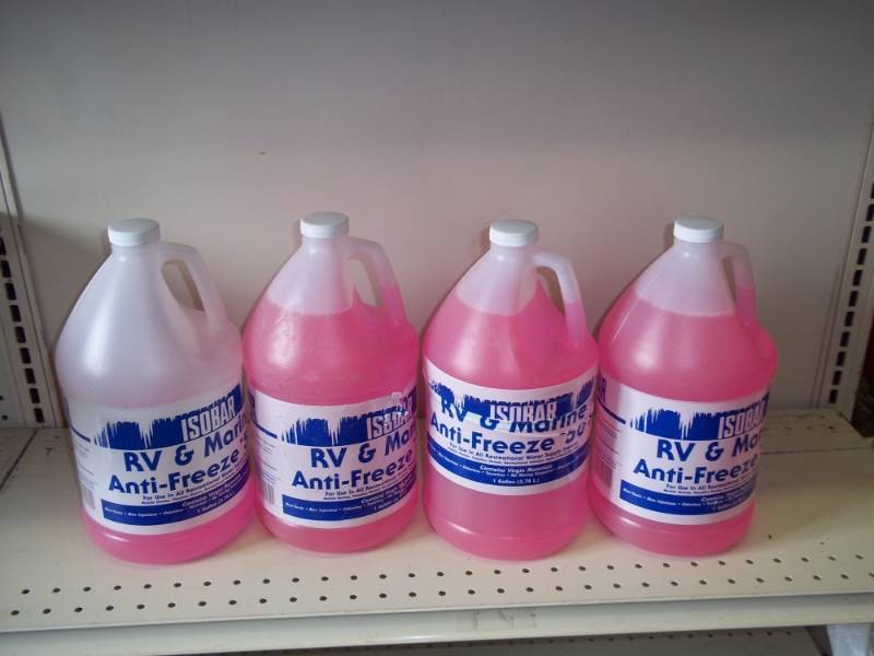 lot 63 image: 3 gallons of rv antifreeze