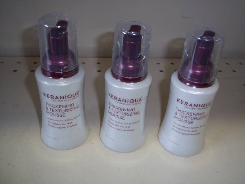lot 74 image: 3 bottles of Keranique