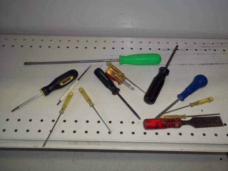 Tools, Screwdrivers and chisel...