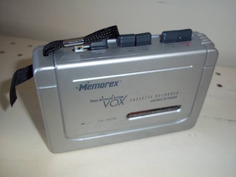 New Memorex cassette recorder...