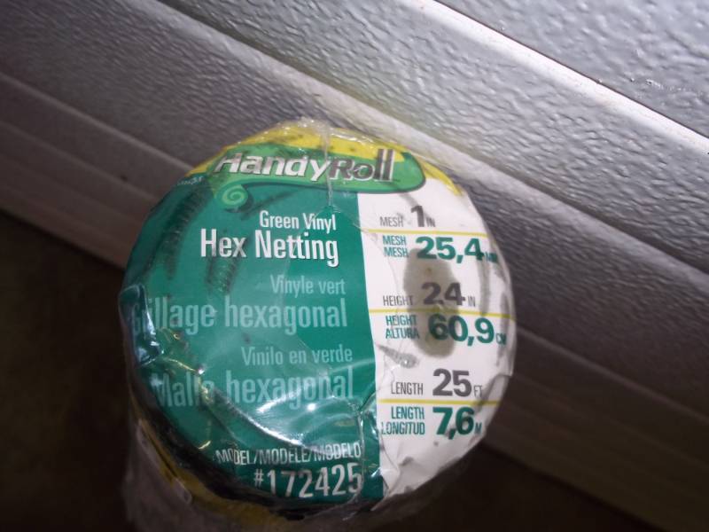 New Green Vinyl Hex Netting 1&quot mesh, 24&...