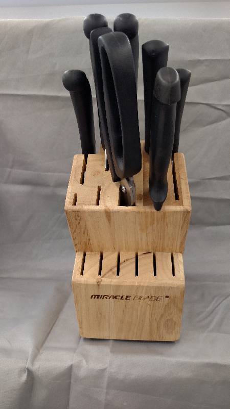 Miracle Blade Knives and Stand