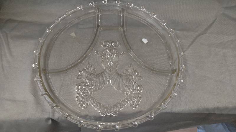 Heavy Glass Platter