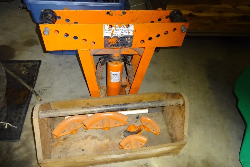 lot 19 image: 12 ton pipe bender