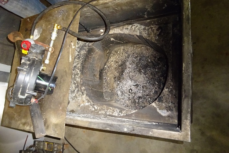 lot 37 image: Homemade forge