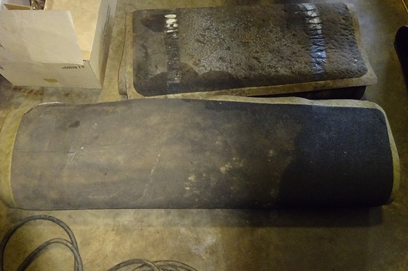 lot 64 image: 2 rubber floor mats