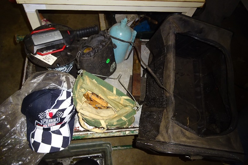 lot 73 image: New chain, camping stove, metal detector and more